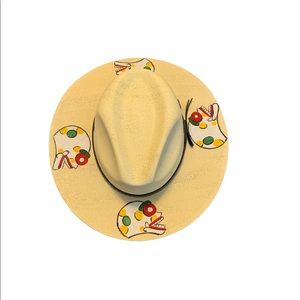 🌞Summer Clearance Mexican Artisanal Hat Hand Painted Fedora SugarSkull Sombrero
